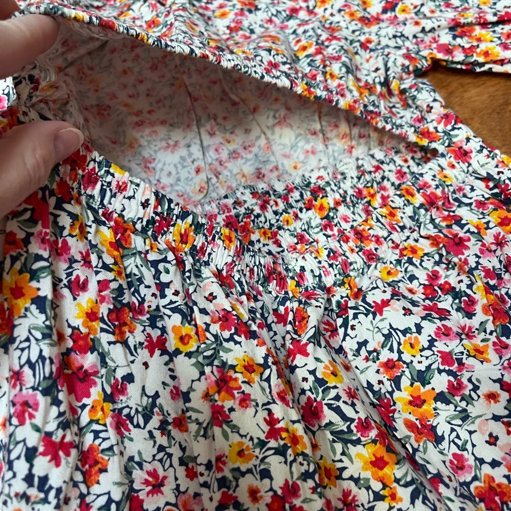 NEW WITH TAGS! Toddler Girls Old Navy Waist-Defined Open-Back Floral Dress - 5T - Picture 5 of 6